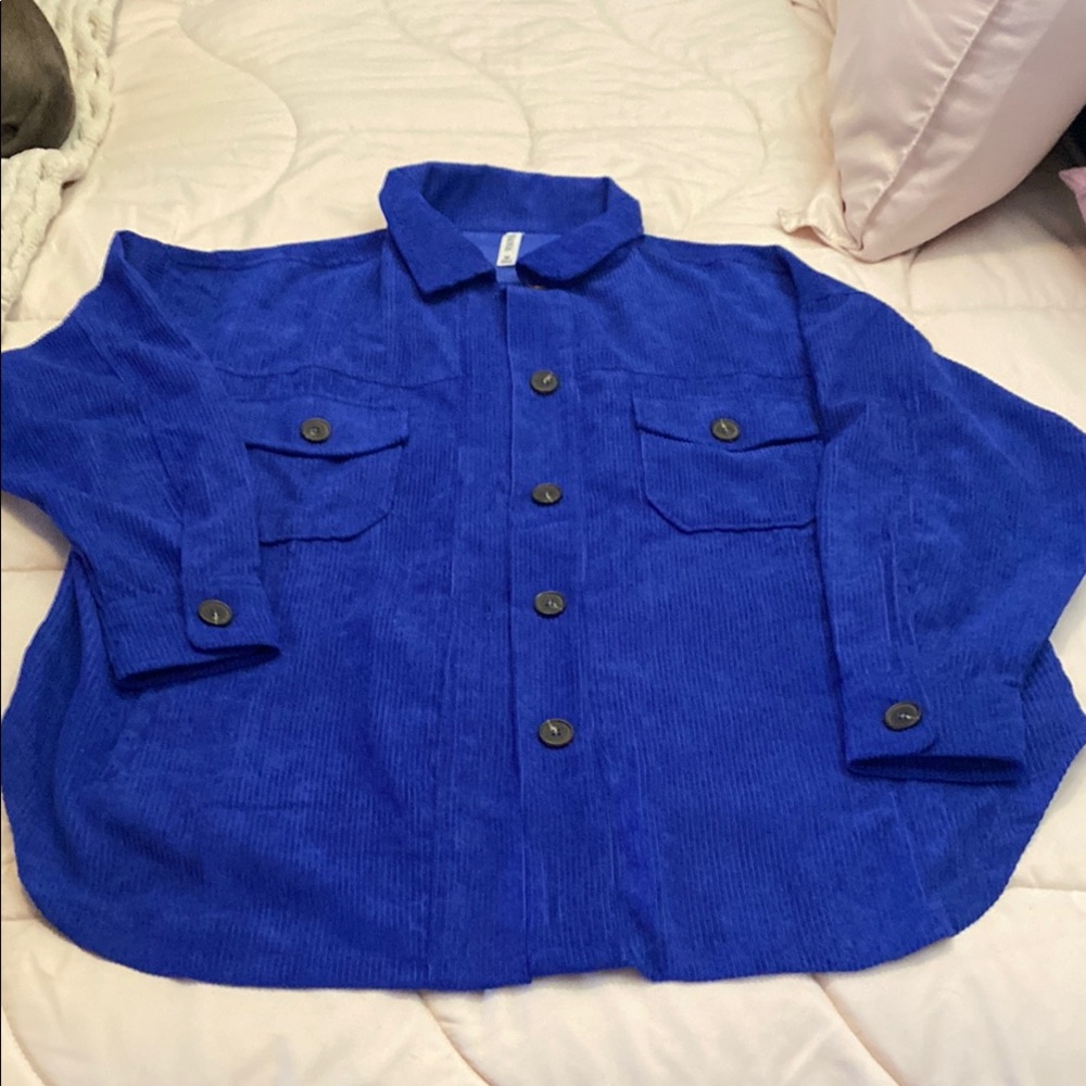 Women’s Zenana Blue Jacket
